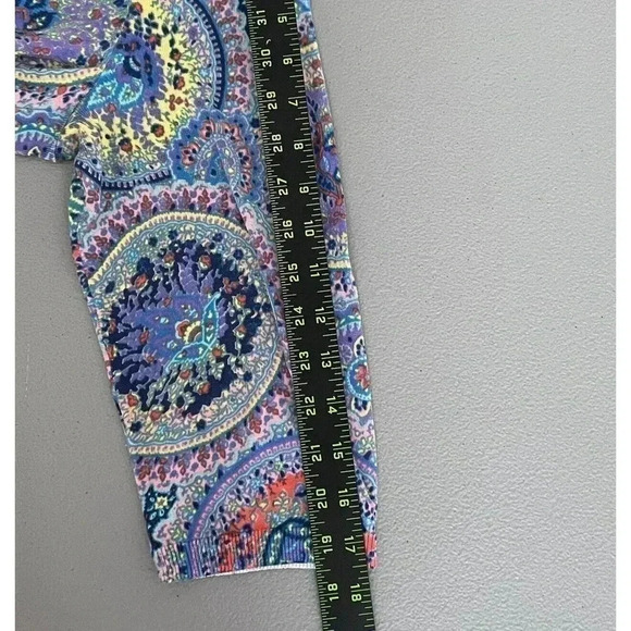 Talbots Womens Multicolor Pullover 3/4 Sleeve Sweater Size 2Xp Button Back - Picture 11 of 12